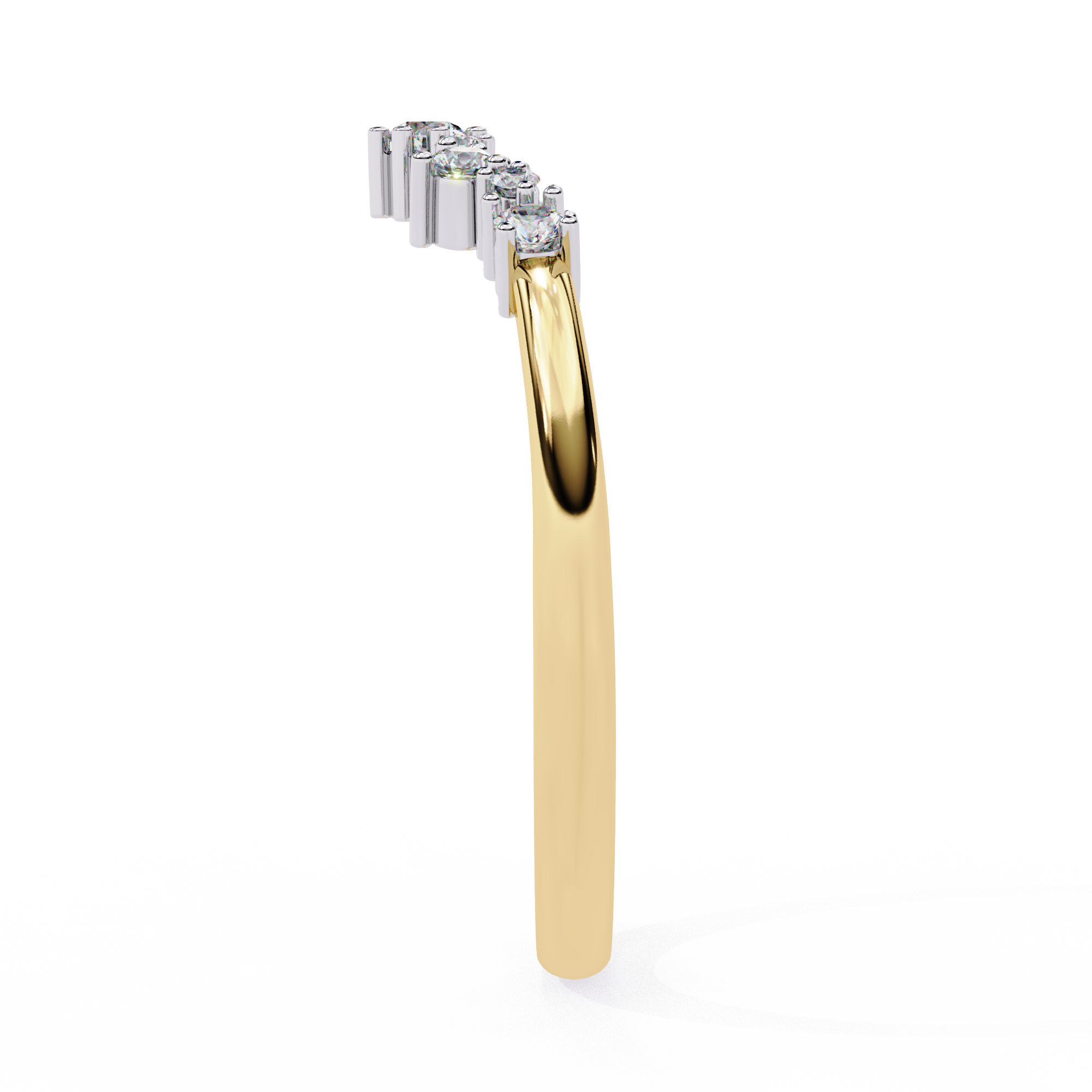 Solitairekart 0.25ct Natural Diamond Tiara Band-HI Color, VS-SI Clarity